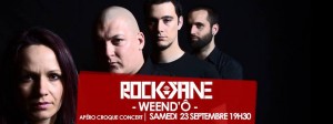 affiche weendo Rocksane sortie résidence