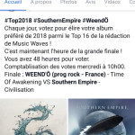 Musicwaves battle meilleur album 2018 # Weendo # Southern Empire