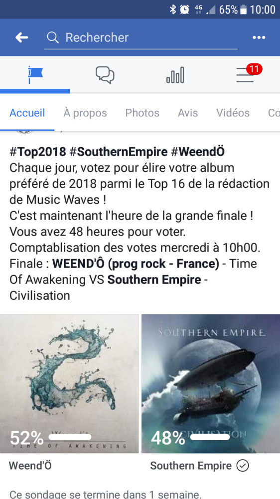 Musicwaves battle meilleur album 2018 # Weendo # Southern Empire